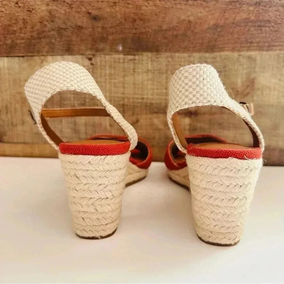 NWOT Lucky Brand Maeylee Espadrille Wedge Sandals - Picture 5 of 9
